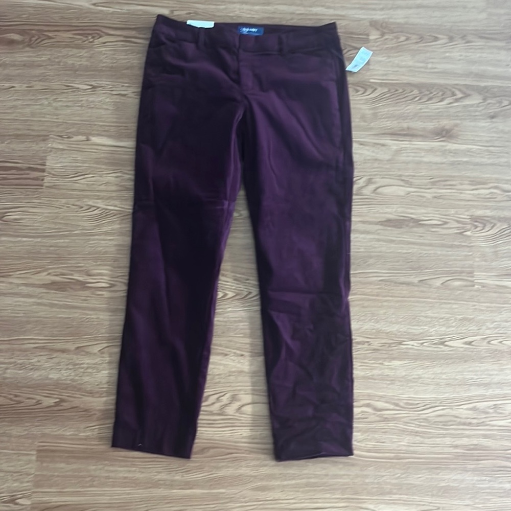 Purple/maroon pants